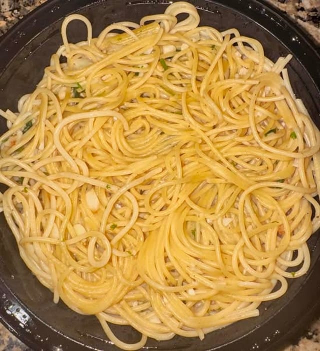 Oil and Garlic.