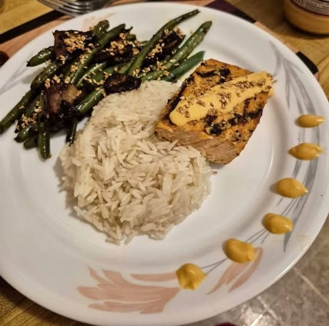Grilled Salmon.